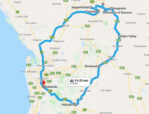 map of barossa valley The Barossa Valley South Australia A Self Drive Tour With 25 Stops map of barossa valley